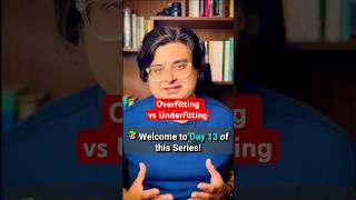 Overfitting vs Underfitting Explained | 30 Days of AI - Day 13