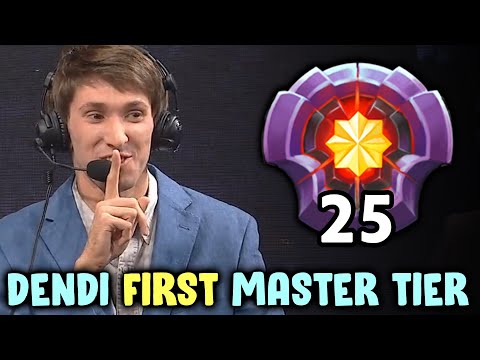 Dendi FIRST 25 lvl hero — GUESS WHO
