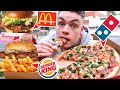 Ich teste FAST FOOD NEUHEITEN für 24 Stunden (KFC, Burger King, McDonald's & Domino's Pizza)