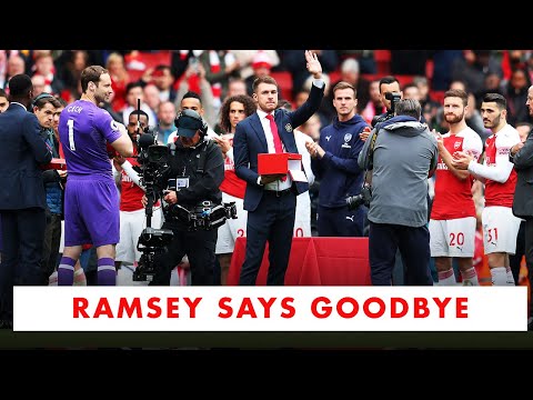 Aaron Ramsey says goodbye to Arsenal fans ❤️
