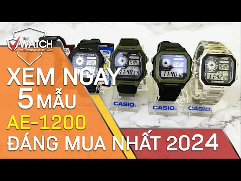 [ XEM NGAY ] 5 MẪU ĐỒNG HỒ CASIO AE-1200 CHÍNH HÃNG ĐÁNG MUA NHẤT NĂM 2024