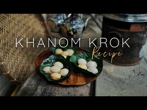 THAI COCONUT PANCAKE RECIPE | Khanom Krok | Full Cooking Tutorial