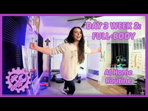 DAY 3 WEEK 2: FULL-BODY! /// At-home fitness challenge!