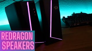 Unboxing & Review - Redragon GS520 Anvil Desktop Speakers With Audio Test
