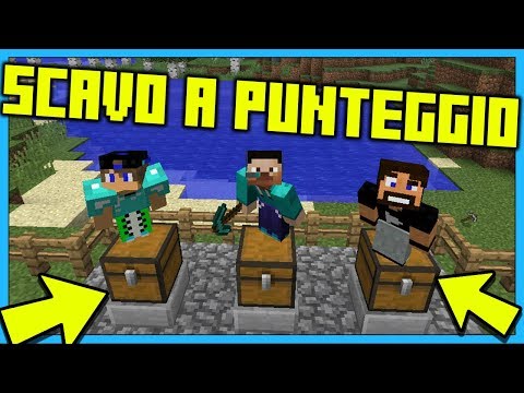 SCAVO A PUNTEGGIO con Tearless e TheMark su MINECRAFT!