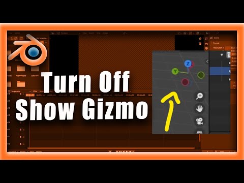Blender Tutorial: How To Turn Off Show Gizmo In Blender