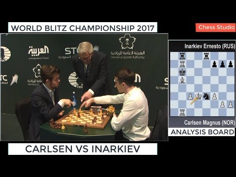 CARLSEN VS INARKIEV || WORLD BLITZ CHAMPIONSHIP 2017