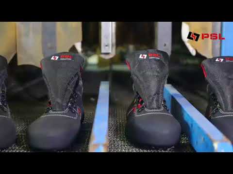 Safety shoes manufacturing process