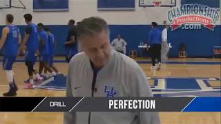 John Calipari's "Perfection" Drill for the Start of Practice!