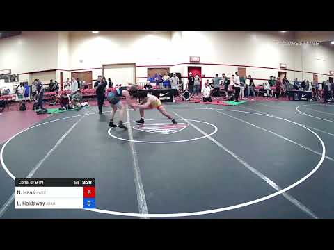 86 Kg Consi Of 8 #1 - Nathan Haas, Nebraska Wrestling Training Center Vs Logan Holdaway, Juab Wres