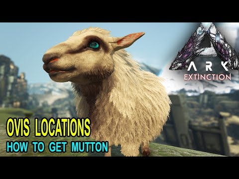 Ark Extinction OVIS LOCATIONS!! Mutton On Extinction!! Ark Survival Evolved Extinction DLC