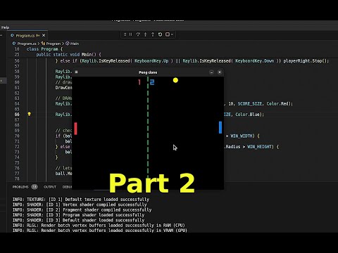 Pong game with C# and Raylib - part 2