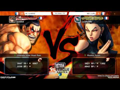 USF4 : MD.Luffy(Rose) vs M.LordDVD(Honda) - VSLA Round#1, FT5