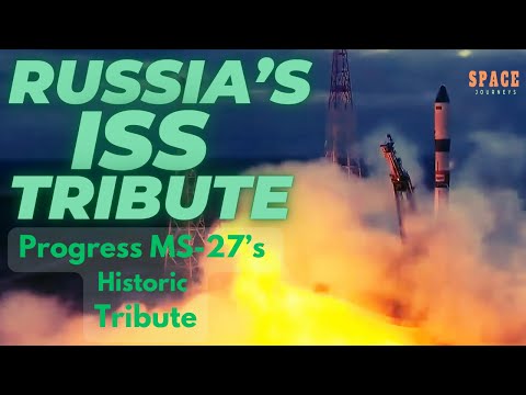 Russia Sends ISS Cargo with Tribute | #space #nasa #russia #spacex