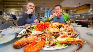 Best Portuguese Food!! 🦞 SEAFOOD MOUNTAIN + Lobster Rice in Matosinhos, Portugal!