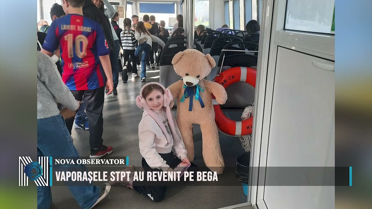 Vaporașele STPT au revenit pe Bega