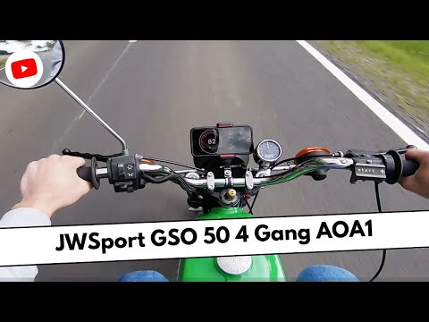 Simson Fahrvideo JWSport GSO 50 4 Gang Getriebe GPS