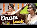 5 Min ல் ONAM Saree க்கு ஏற்ற Simple Make Up Get Ready With Me Shrutika Arjun