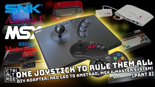 Cheap DIY Neo Geo Joystick Adapter To Amstrad, MSX & Sega Master System! OJTRTA Part 2