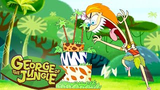 For The Love Of Cake! 🎂💕 | George of the Jungle | Valentines Special | Compilation | Kids Cartoon