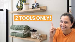 The Easiest DIY Floating Shelves on YouTube! Build in 30 minutes.