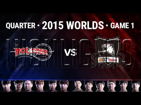 KT ROLSTER vs KOO TIGERS Highlights Quarter-Final Game 1 S5 LoL World Championship 2015