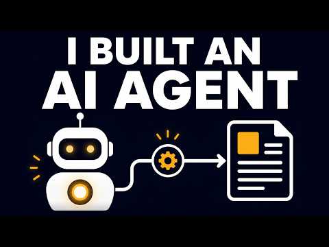 Thumbnail zu I Built an AI Agent That Researches AI News For Me (Full n8n Tutorial)