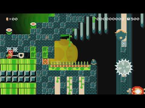 Mario's shelly cavern rush by Dr. Evil - Super Mario Maker - No Commentary 1bo