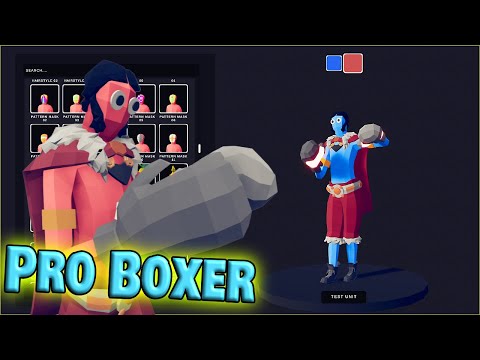 How to make Pro Boxer in TABS Unit Creator - Totally Accurate Battle Simulator