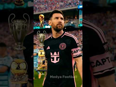 Messi, Ronaldo, Neymar, Mbappe, Haaland power rank trophy #football #messi #ronaldo