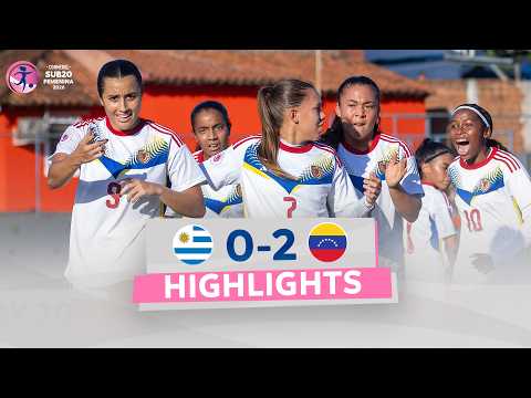URUGUAY vs. VENEZUELA [0-2] | RESUMEN | CONMEBOL SUB20 FEMENINA 2026 | FASE DE GRUPOS