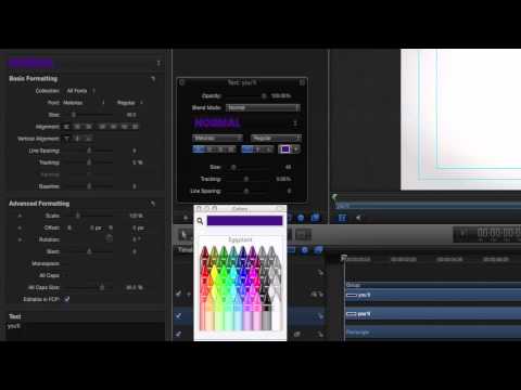 Kinetic Typography in Motion 5 (Basic Tutorial)