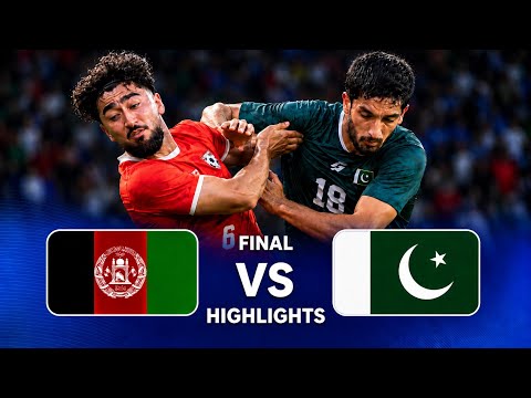Final Highlights 🏆⚽ | Afghanistan vs Pakistan | Diamond Jubilee International Football Tournament