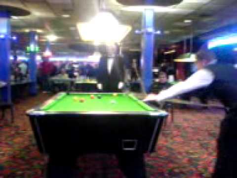 Phil Harrison vs Mick Hill (short clip) in the final of a Professional Event in Yarmouth