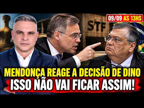 URGENTE - MENDONÇA REAGE A DECISÃO DE DINO SOBRE CHEFE DA PF