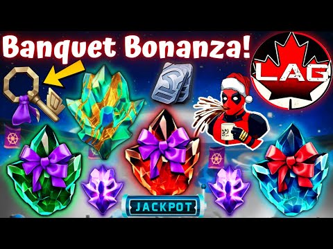 CEO LUCKIEST GRAND BANQUET OPENING ON YOUTUBE??? Superior Crystals! Titan + New Rank 3 #30! - MCOC