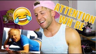 ATTENTION WHORE - Rusko Star (REACTION to my old video!)