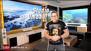 Laser-TV Möbel der neusten Generation zieht in unser Wohnzimmer ein - jetzt mit 120 Zoll Bild!