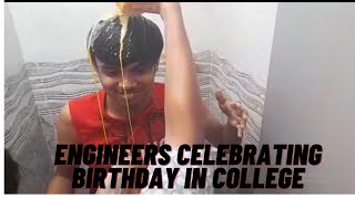 This is how we celebrate birthdays in college. #birthday#vlogs#college#engineers