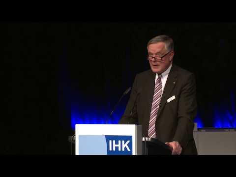 Video der Rede von IHK-Präsident Felix G. Hensel beim IHK-Jahresempfang 2020
