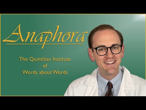Anaphora | Classical Style for Writers