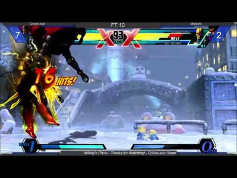 TIC Green Ace vs Marvelo - Part 4 (UMvC3)