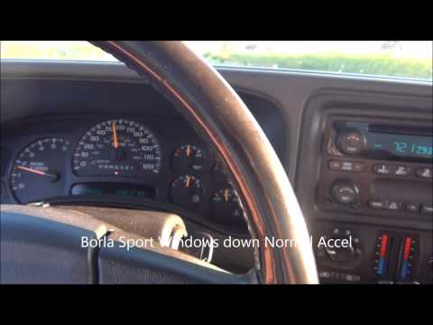 GM Performance Parts Borla Sport Silverado Truck muffler comparison..yes, another one