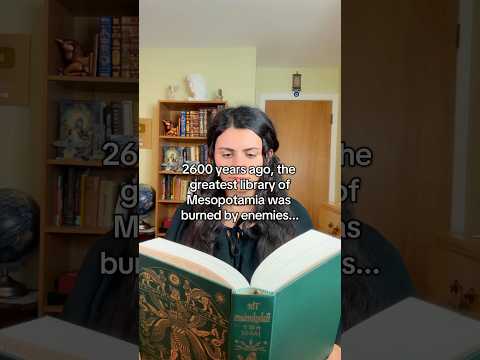 Fate had other plans with the library of Ashurbanipal! #history #art