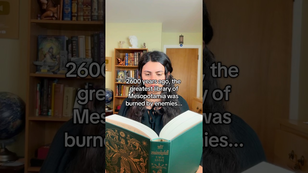 Fate had other plans with the library of Ashurbanipal! #history #art