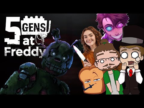 Five Gens At Freddy's Charity Tournament! w/ @DanCybert @RyeToast @Dawko @GTLive