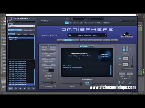 Spectrasonics Omnisphere 2 Free Soundbank - Anti Softness - Vicious Antelope presets walkthrough