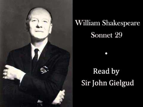 Video thumbnail for Sonnet No. 29