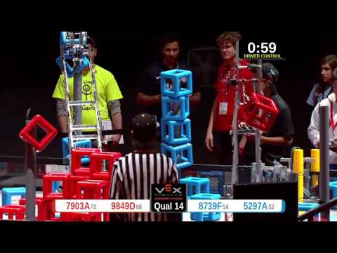 2015 VRC-MS Spir Q14 -  (7903A 8739F) 54-Spirit Div-VRC Middle School-VEX Worlds 2015