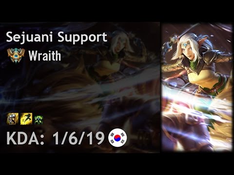 Sejuani Support vs Blitzcrank - Wraith - KR Challenger Patch 7.5